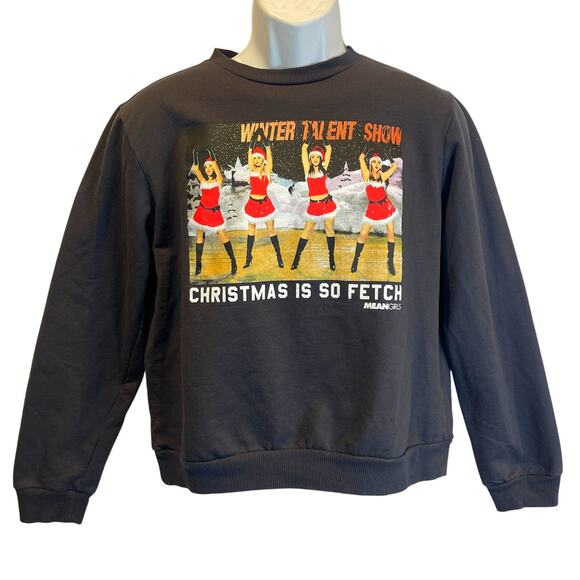 Mean Girls Talent Show CHRISTMAS IS SO FETCH Ugly Christmas Sweatshirt Size L - Picture 1 of 5